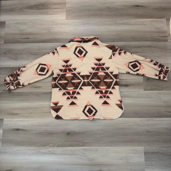 Sanctuary Southwestern Fleece Shirt Jacket Women’s Large - Picture 4 of 6